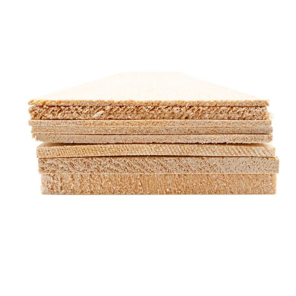 Balsa Wood Sheet 75mm x 450mm - each | Buy Online from The Home Crafters