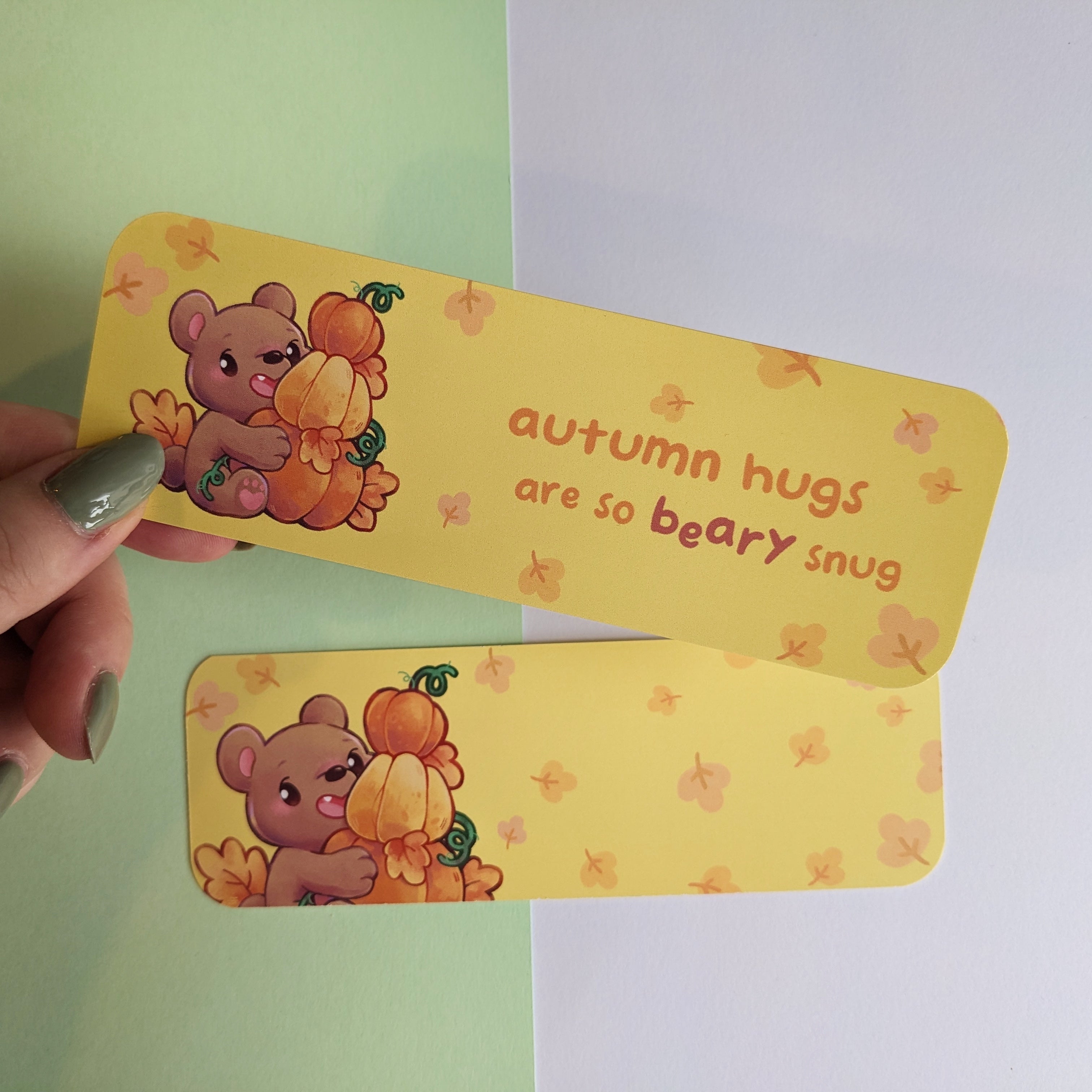 Bristlebearhog Bookmark - Autumn Hugs