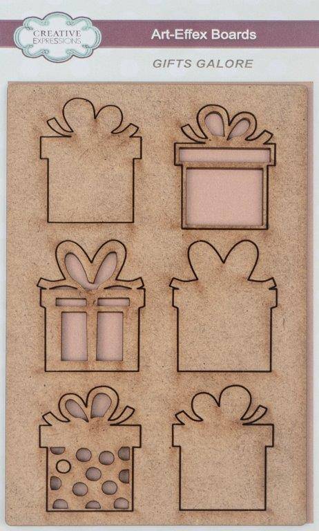 Gifts Galore MDF Wooden Shapes - 6pc | Buy Online from The Home Crafters