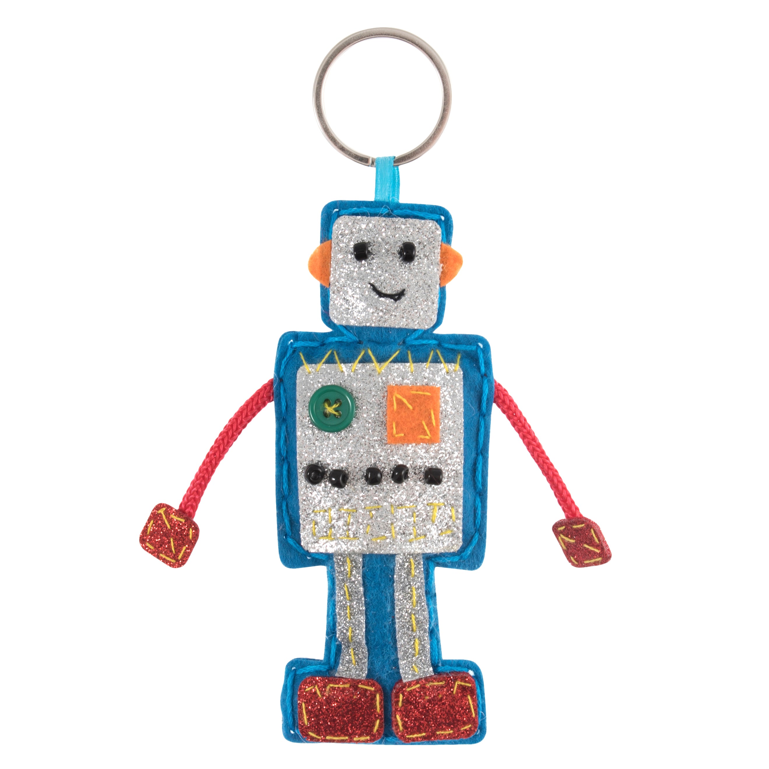 Trimits Felt Decoration Kit: Robot Keyring