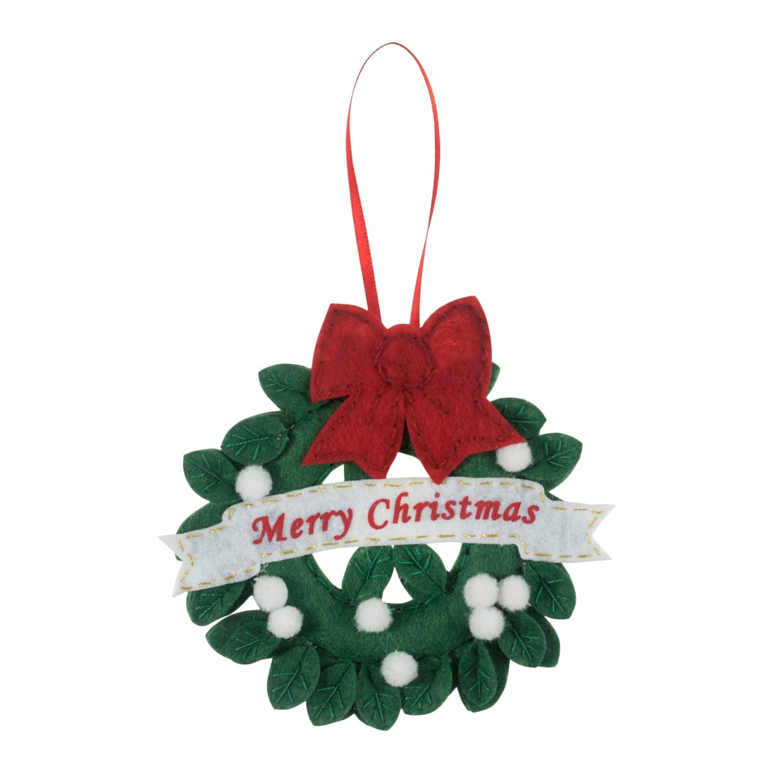 Trimits Felt Decoration Kit: Christmas: Wreath | Buy Online from The Home Crafters