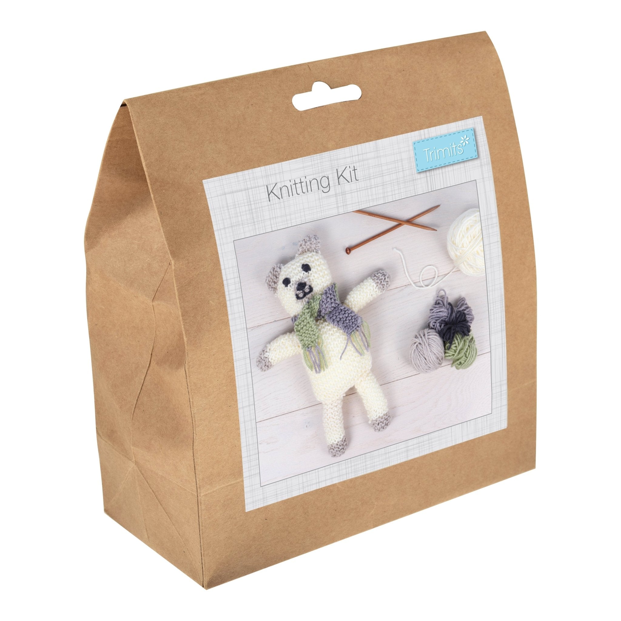 Trimits Knitting Kit: Bear | Buy Online from The Home Crafters