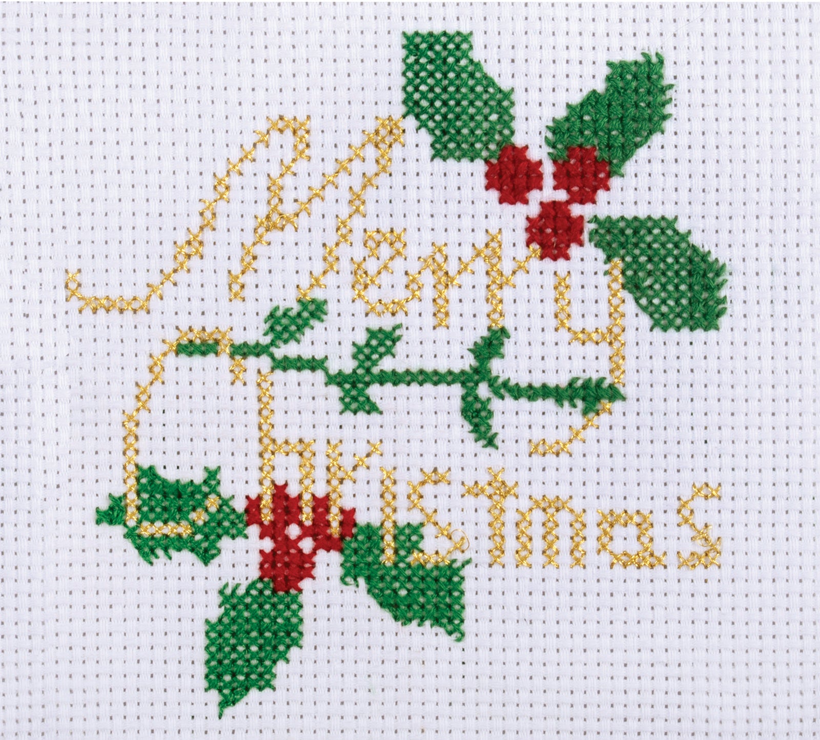 Trimits Mini Festive Counted Cross Stitch Kit: Merry Christmas | Buy Online from The Home Crafters