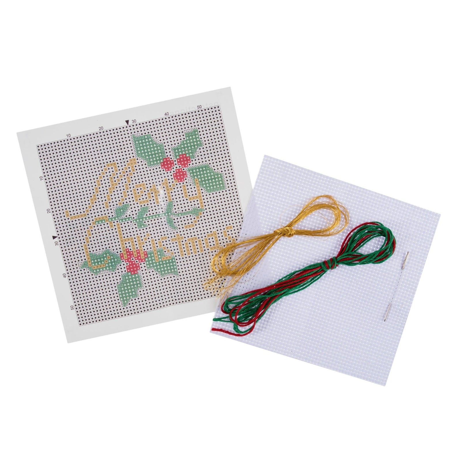 Trimits Mini Festive Counted Cross Stitch Kit: Merry Christmas | Buy Online from The Home Crafters