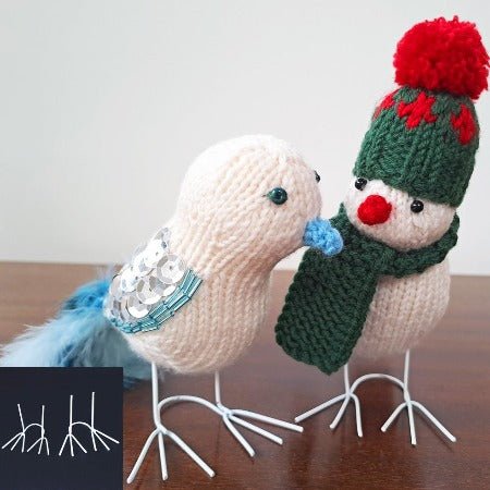 White Bird Feet for Needle Felting & Modelling - 2 pairs | Buy Online from The Home Crafters