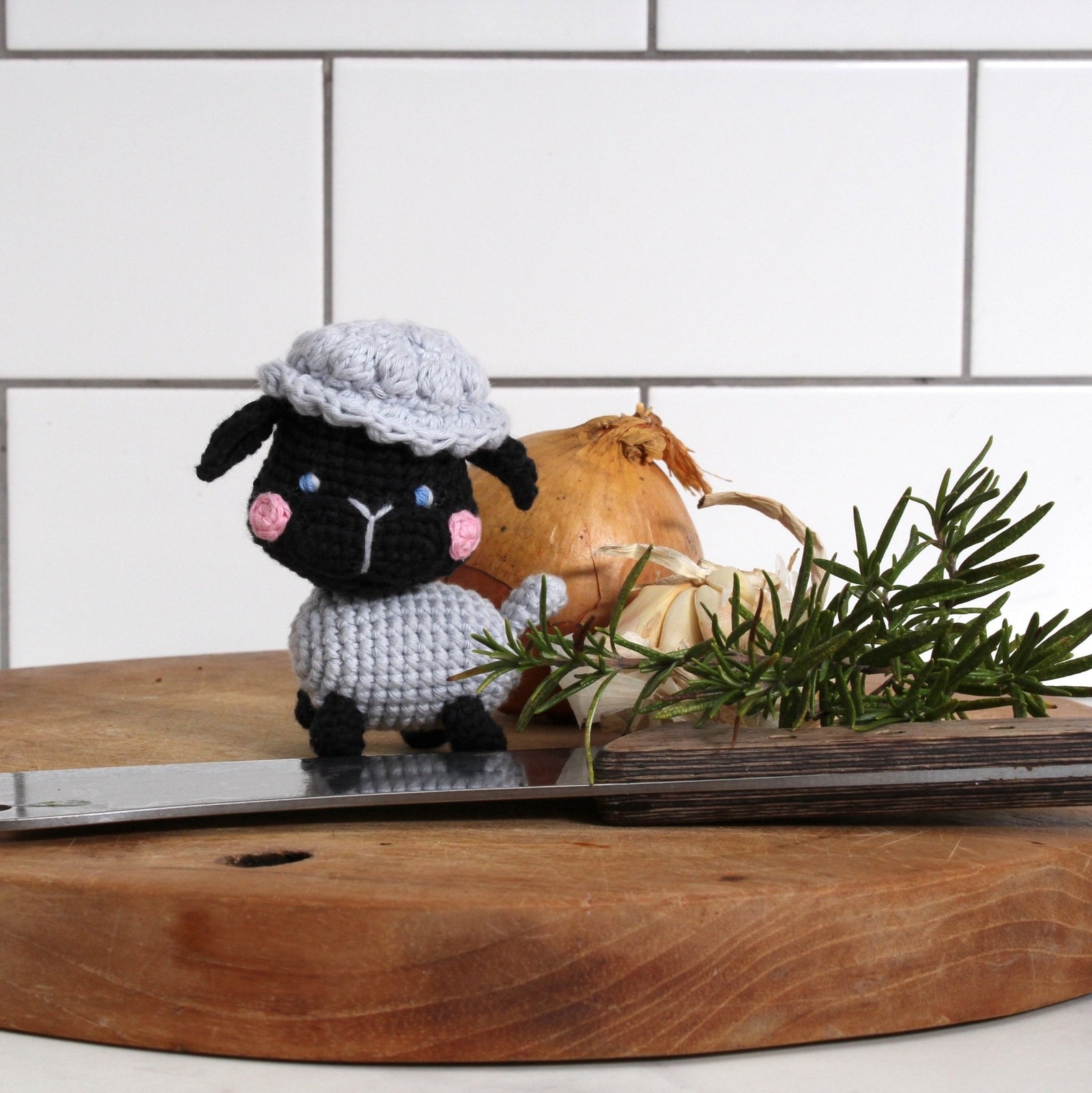Knitty Critters Hello Adorables Crochet Kit: Barry The Sheep | Buy Online from The Home Crafters