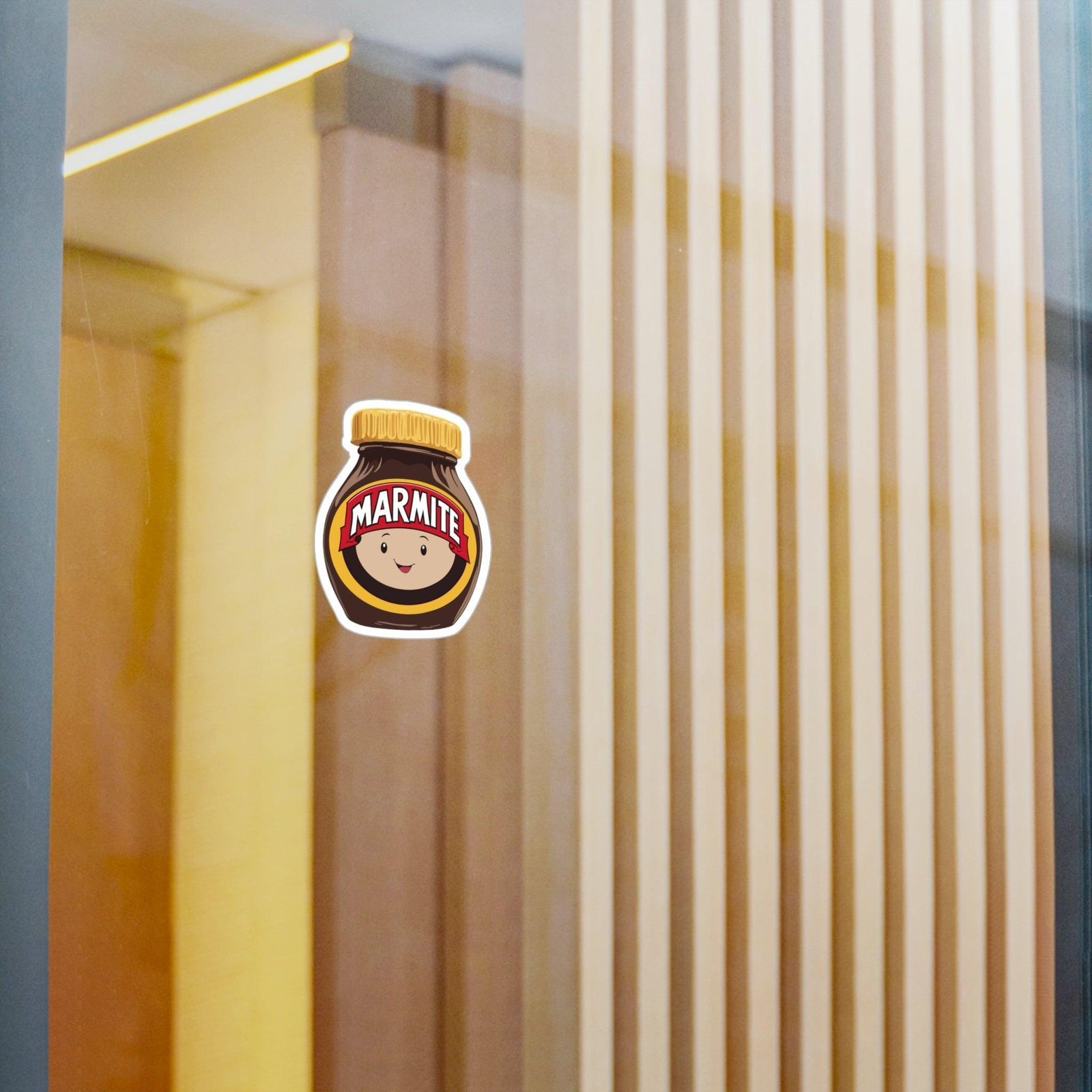 Cute Marmite Sticker | Funny British Food Pun Vinyl Decal | Buy Online from The Home Crafters