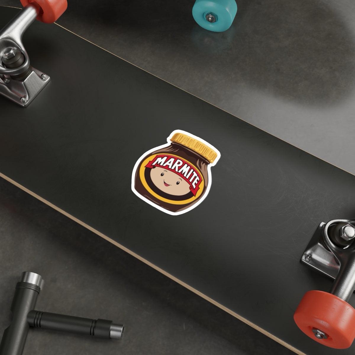 Cute Marmite Sticker | Funny British Food Pun Vinyl Decal | Buy Online from The Home Crafters
