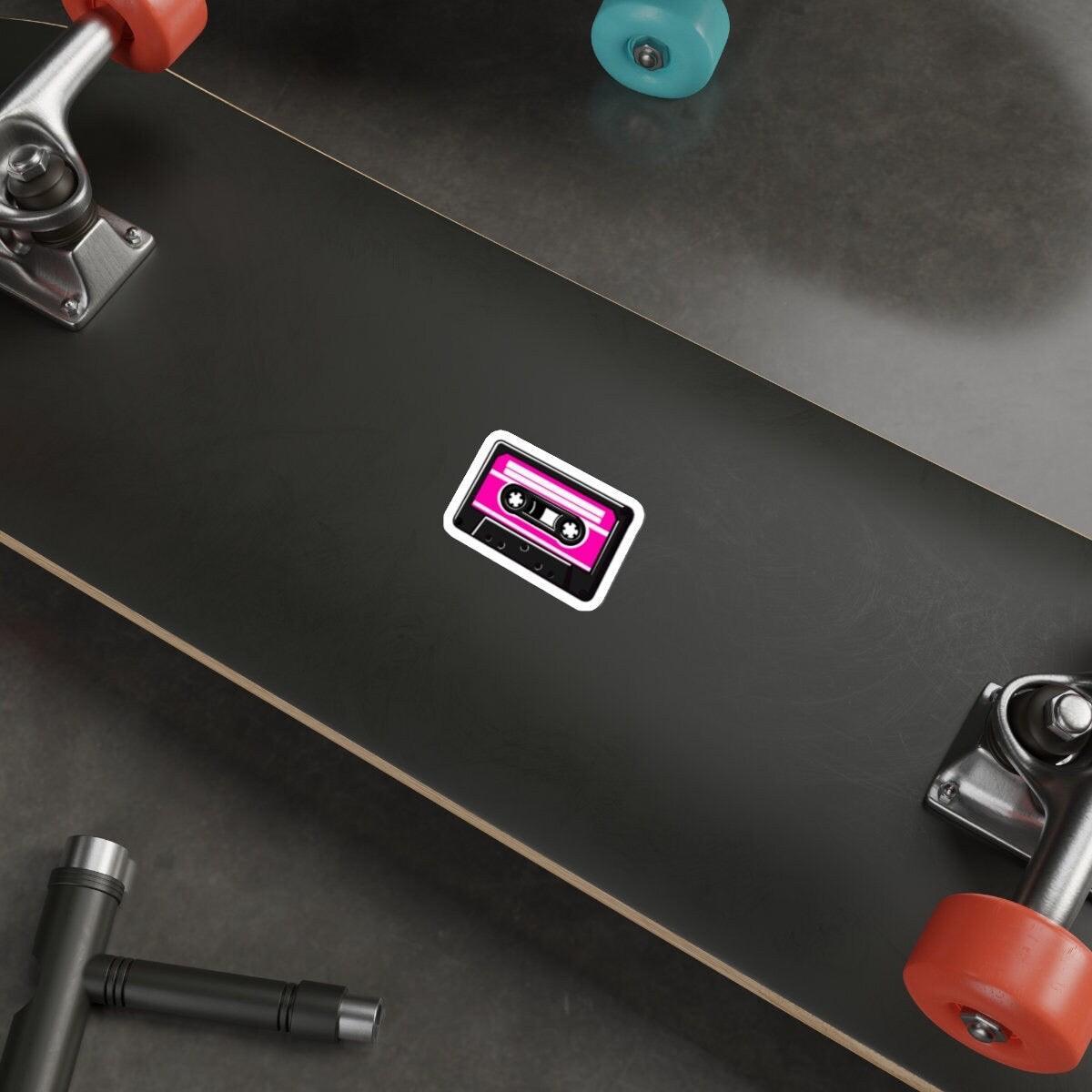 Pink Retro Cassette Sticker – Mixtape Aesthetic Vinyl Decal | Buy Online from The Home Crafters