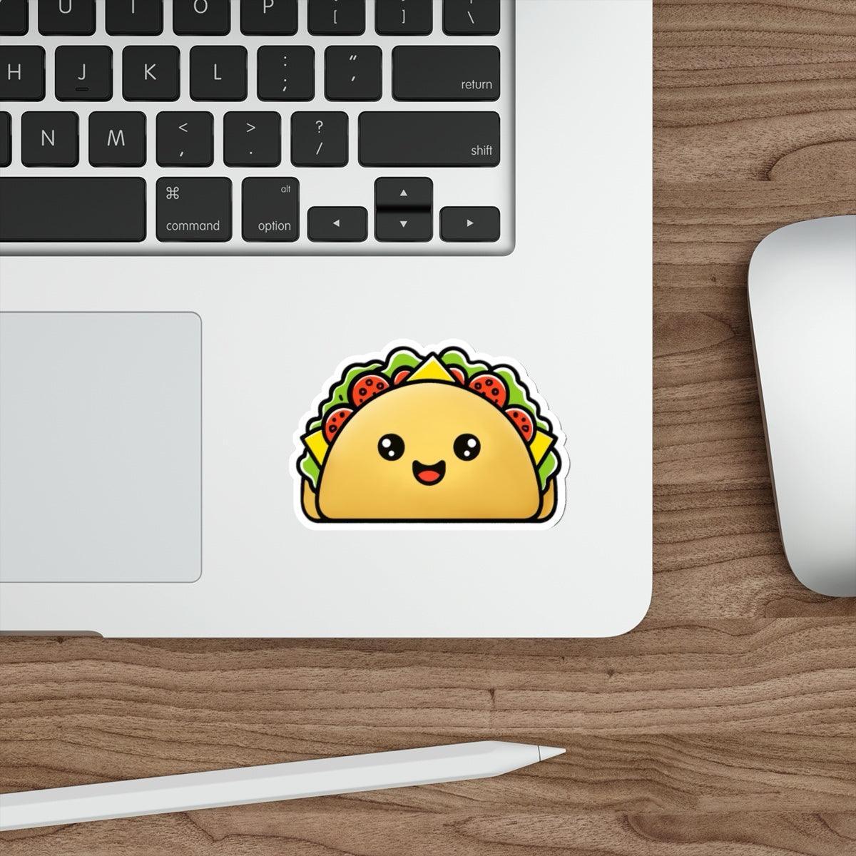 Handmade Taco Sticker – Cute Mexican Food Vinyl Art | Buy Online from The Home Crafters