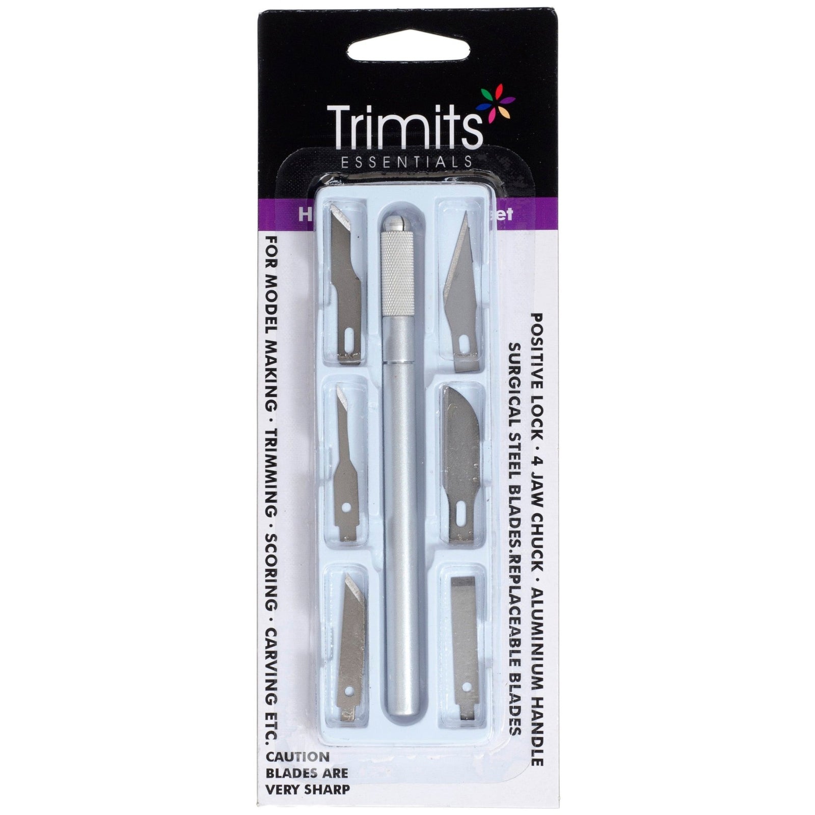 Trimits Hobby Knife Set - 6 blades | Buy Online from The Home Crafters