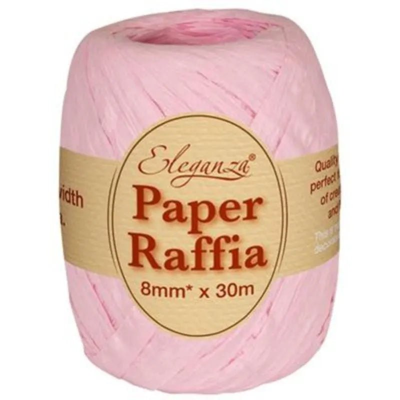 8mm Paper Raffia Ribbon - 30m | Buy Online from The Home Crafters