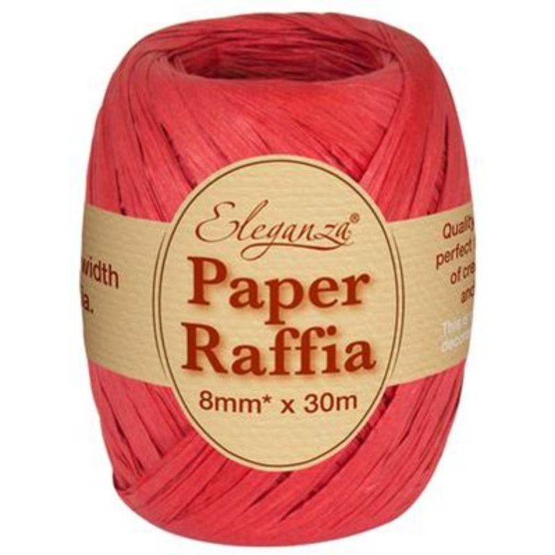 8mm Paper Raffia Ribbon - 30m | Buy Online from The Home Crafters