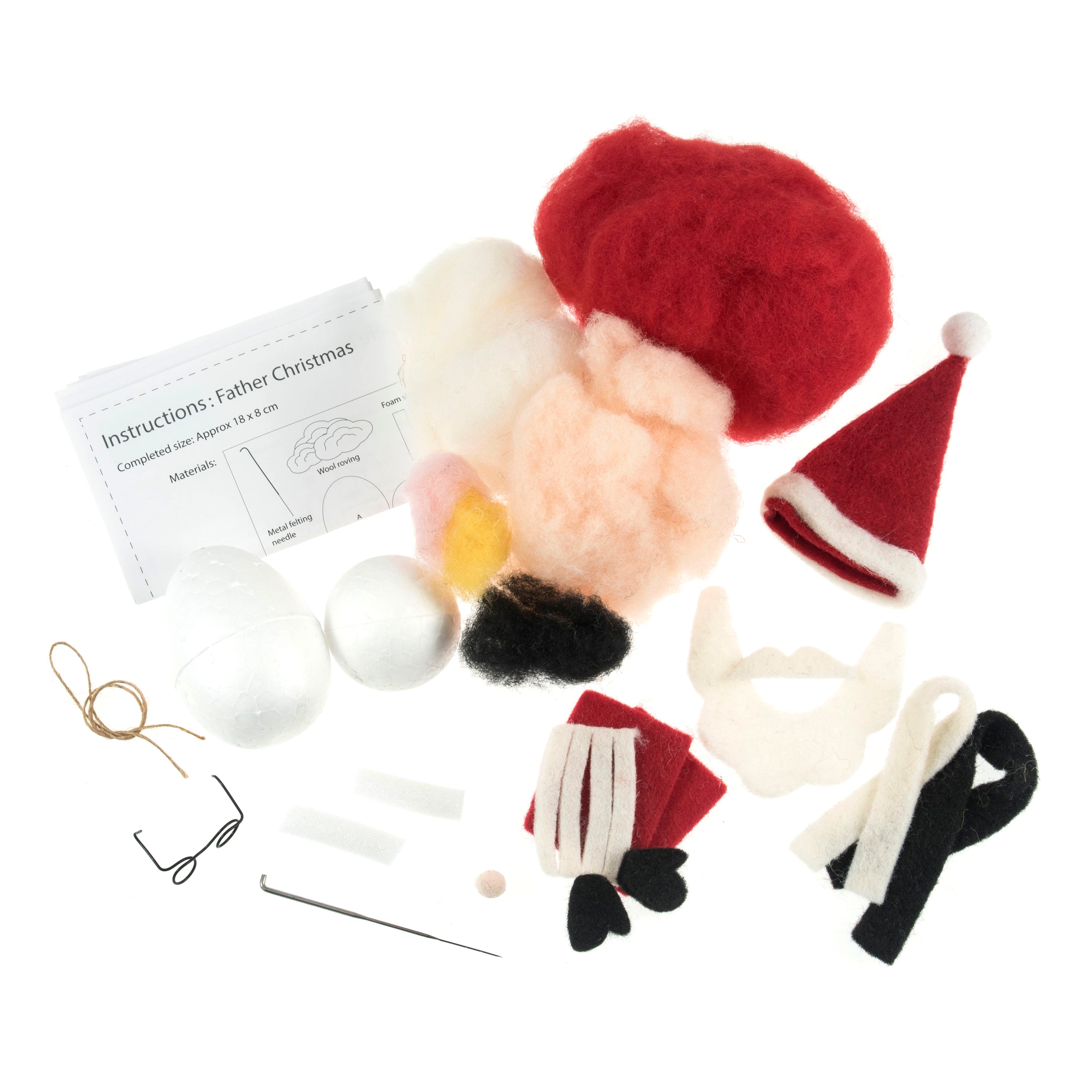 Trimits Mini Needle Felting Kit: Santa