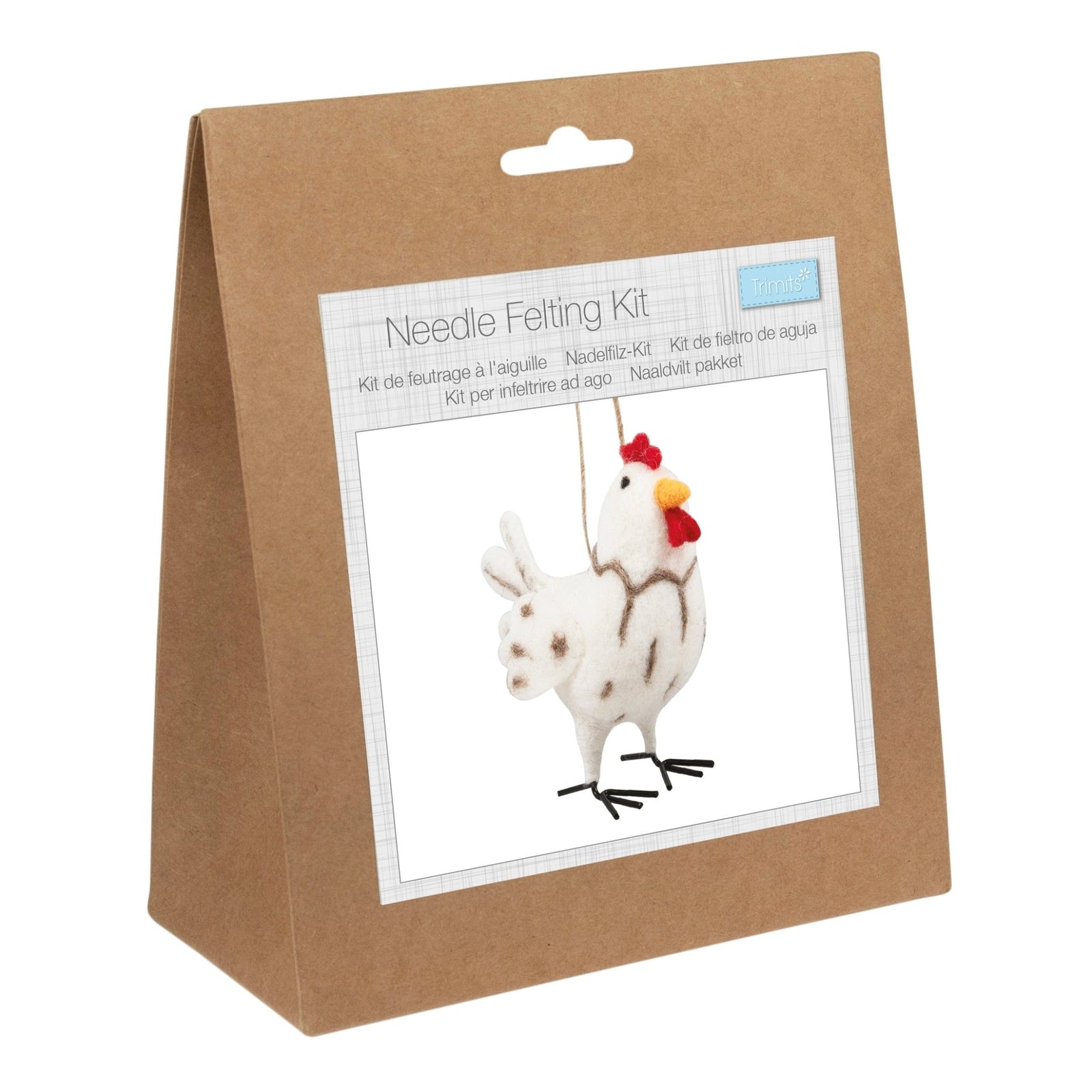 Trimits Mini Needle Felting Kit: Chicken | Buy Online from The Home Crafters