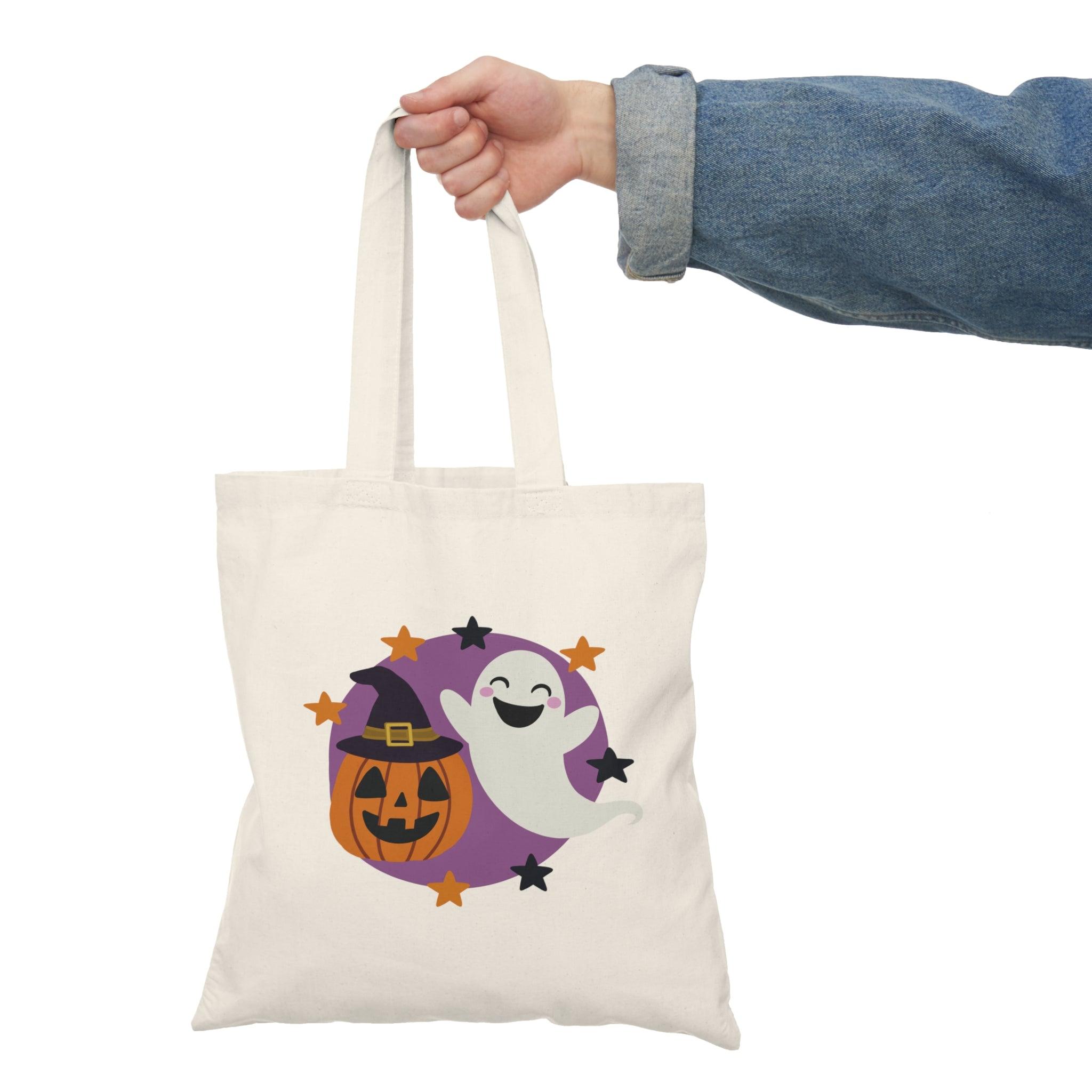 Halloween Ghost and Pumpkin Tote Bag | Buy Online from The Home Crafters