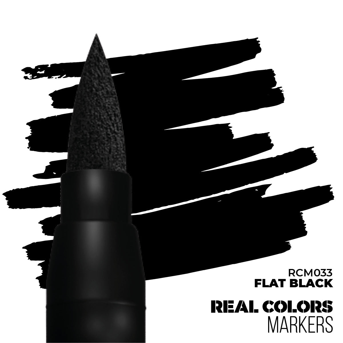 AK Real Color Marker - Flat Black | Buy Online from The Home Crafters