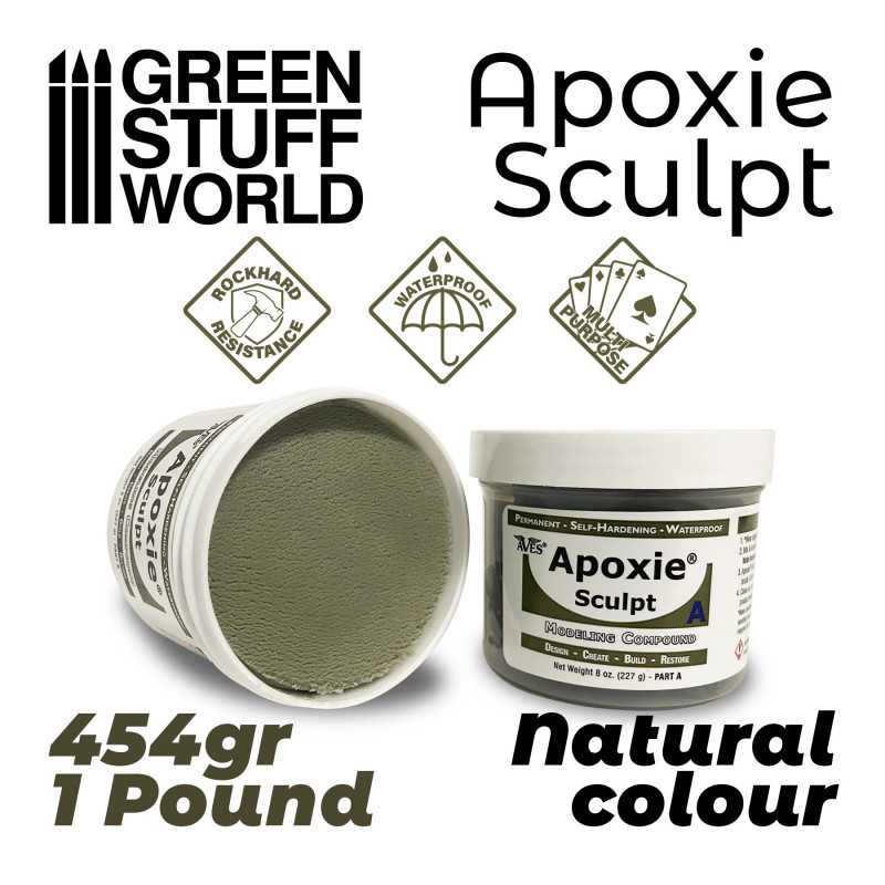 Apoxie Sculpt Epoxy Resin Putty - Natural 454g | Buy Online from The Home Crafters