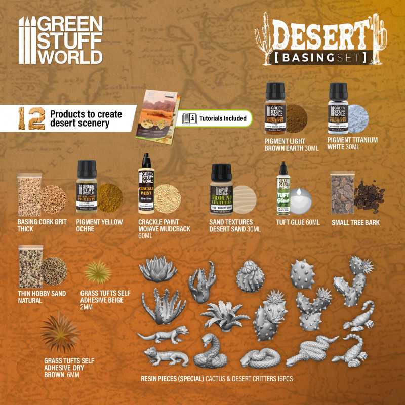 Green Stuff World: Basing Set - Desert | Buy Online from The Home Crafters