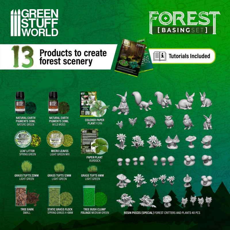 Green Stuff World: Basing Set - Forest | Buy Online from The Home Crafters