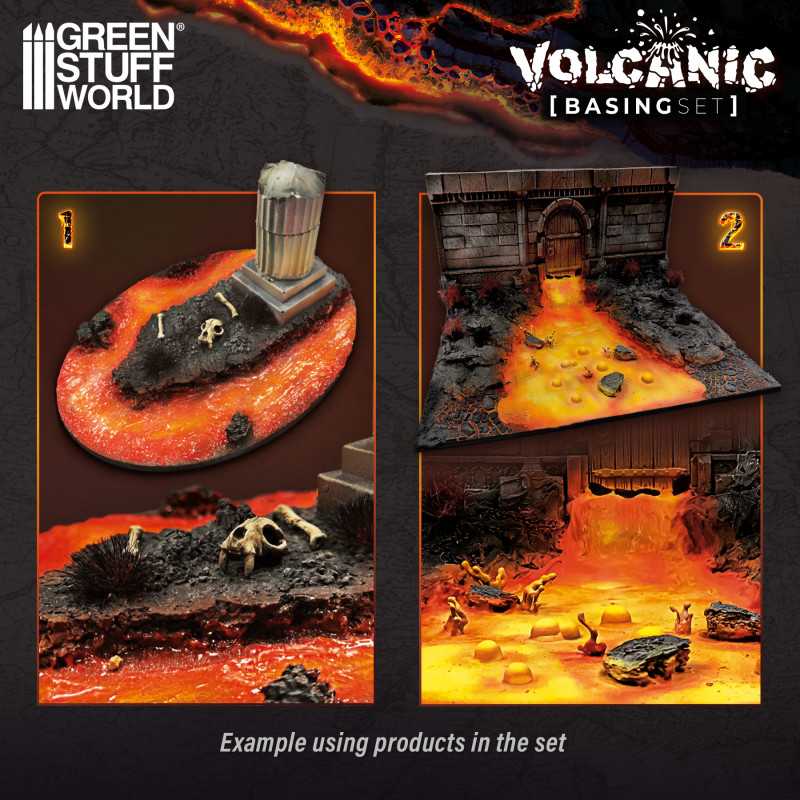 Green Stuff World: Basing Set - Volcanic | Buy Online from The Home Crafters