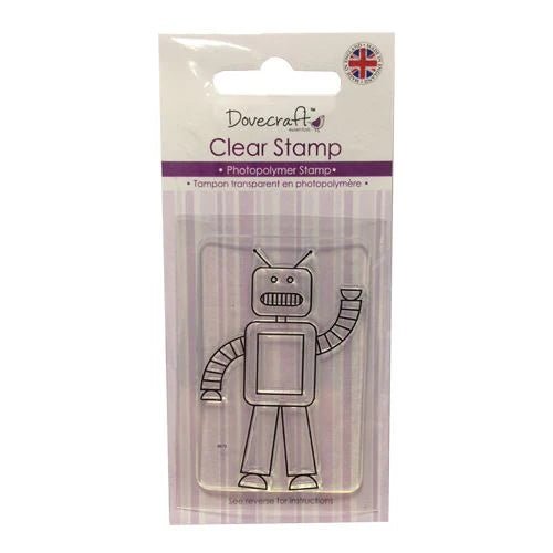 Dovecraft Clear Stamp - Robot | Buy Online from The Home Crafters