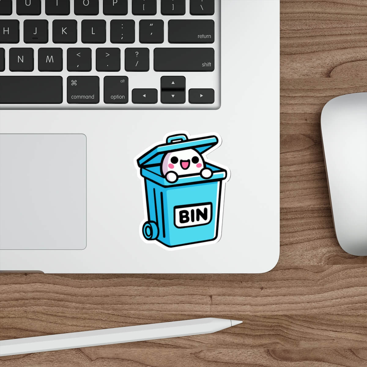 Bin Creature Cartoon Sticker – Funny Vinyl Decal | Buy Online from The Home Crafters