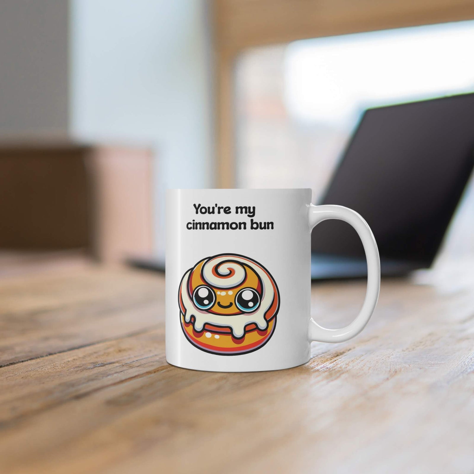 You’re My Cinnamon Bun Mug – Cute Kawaii Cup | Buy Online from The Home Crafters