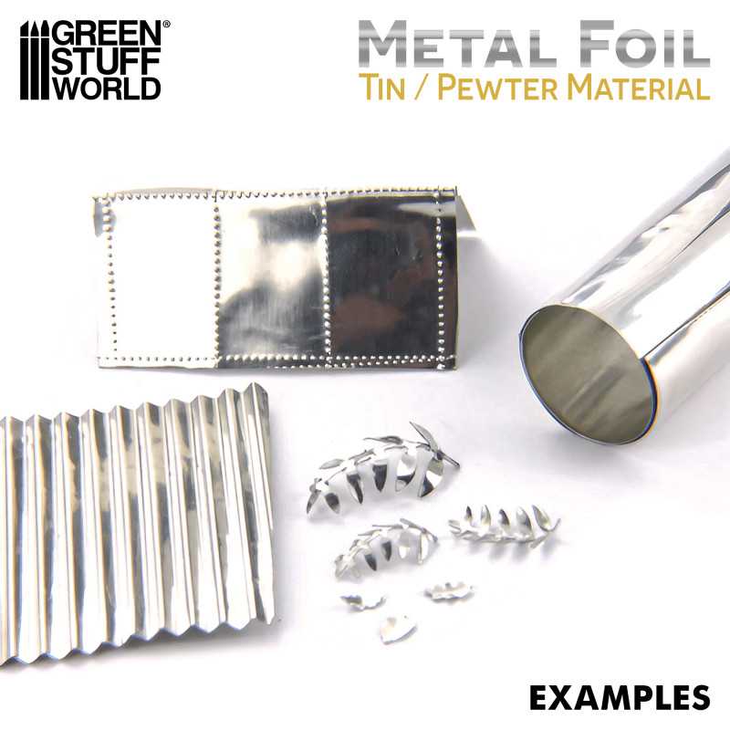 Green Stuff World: Flexible Tin Foil Sheet - Craft Pewter | Buy Online from The Home Crafters