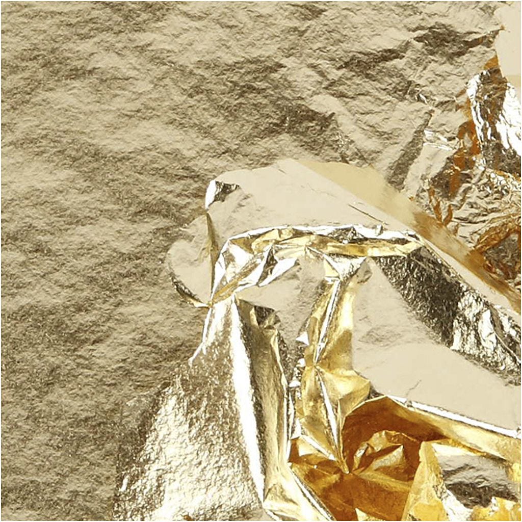 Imitation Metal Leaf - 25 sheets | Buy Online from The Home Crafters