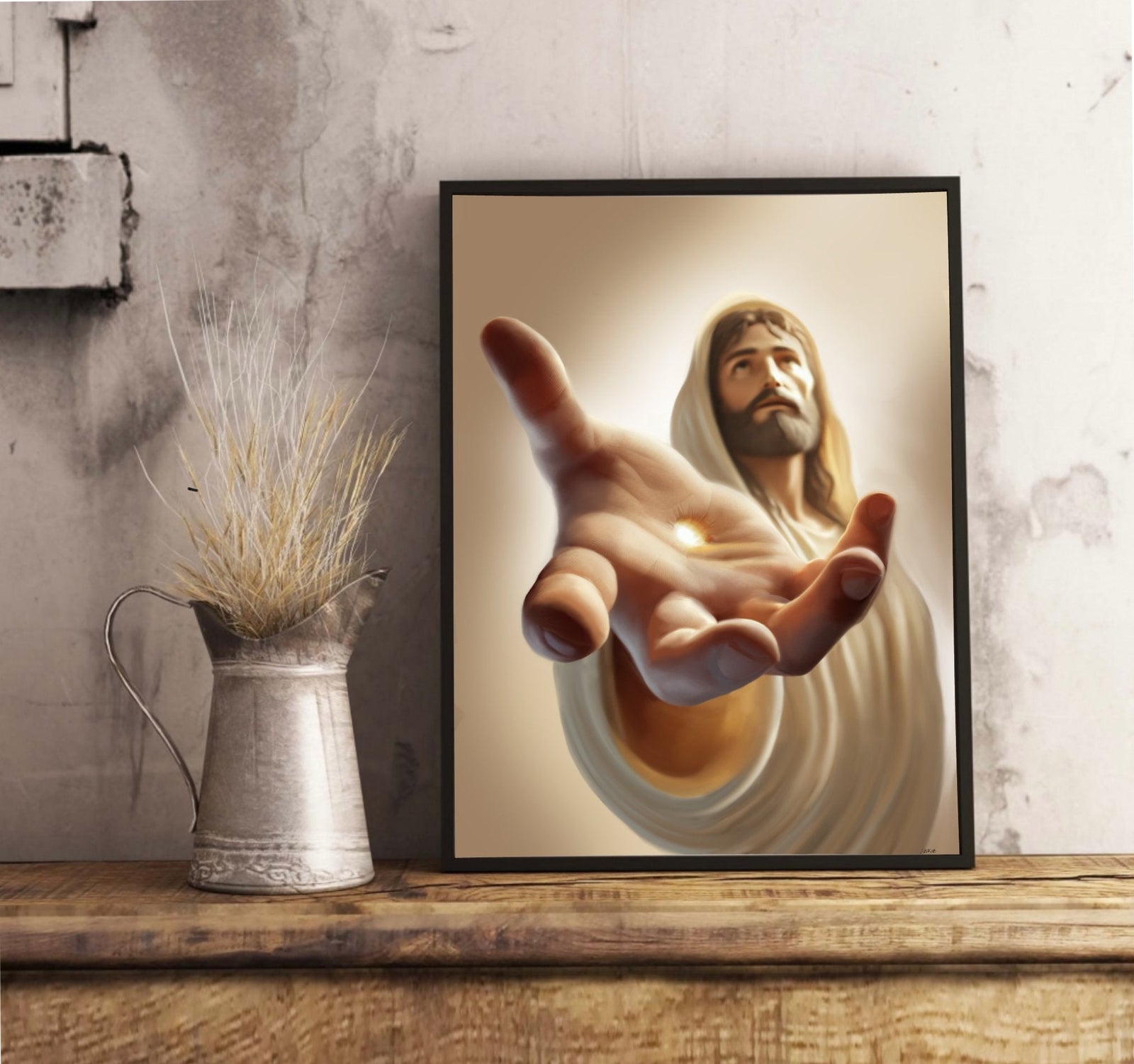 Jesus Christ of Nazareth Art Print | Christian Wall Decor | Buy Online from The Home Crafters