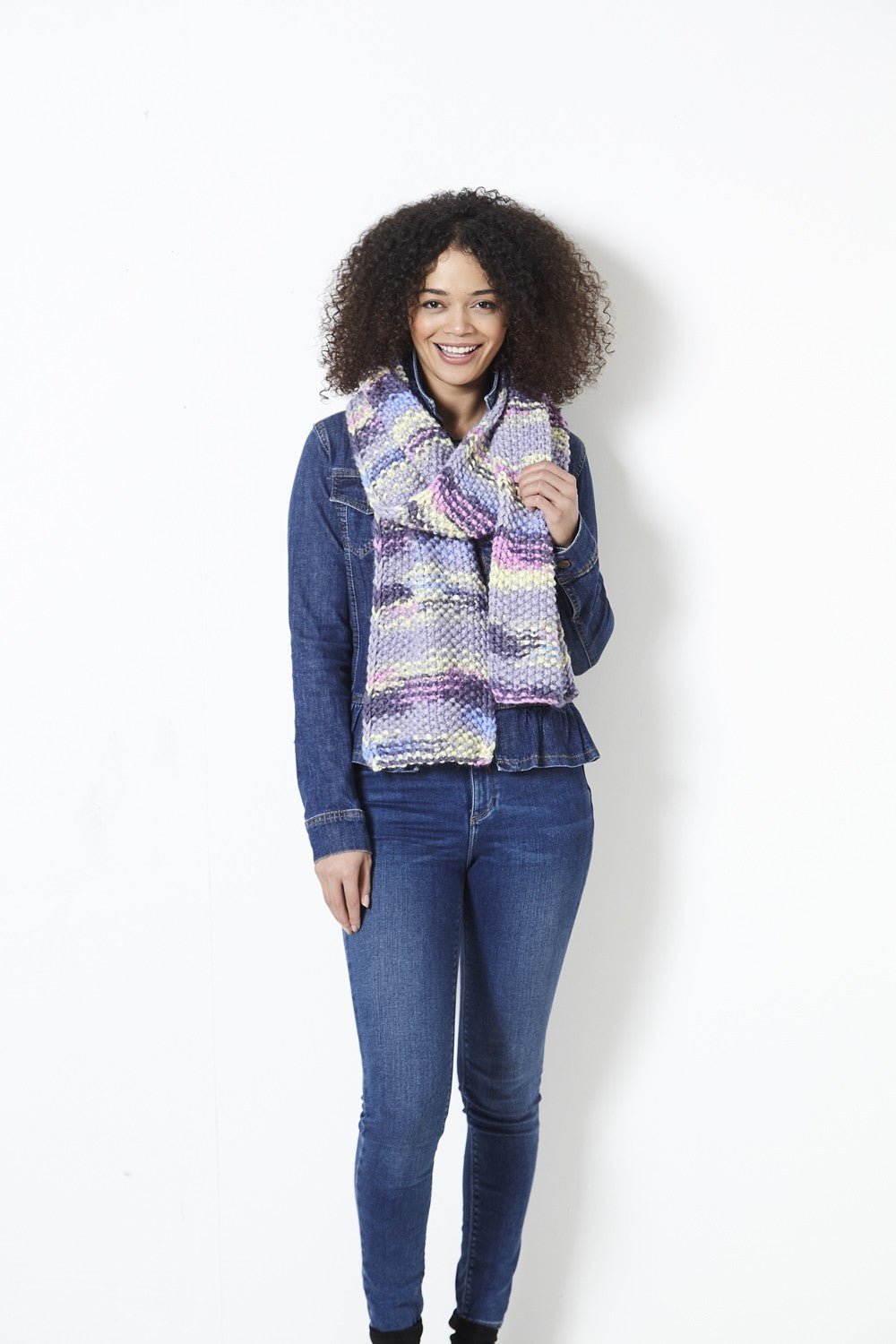 King Cole 'Easy Knit' Ladies Jacket & Accessories Knitting Pattern 5840 - Super Chunky | Buy Online from The Home Crafters