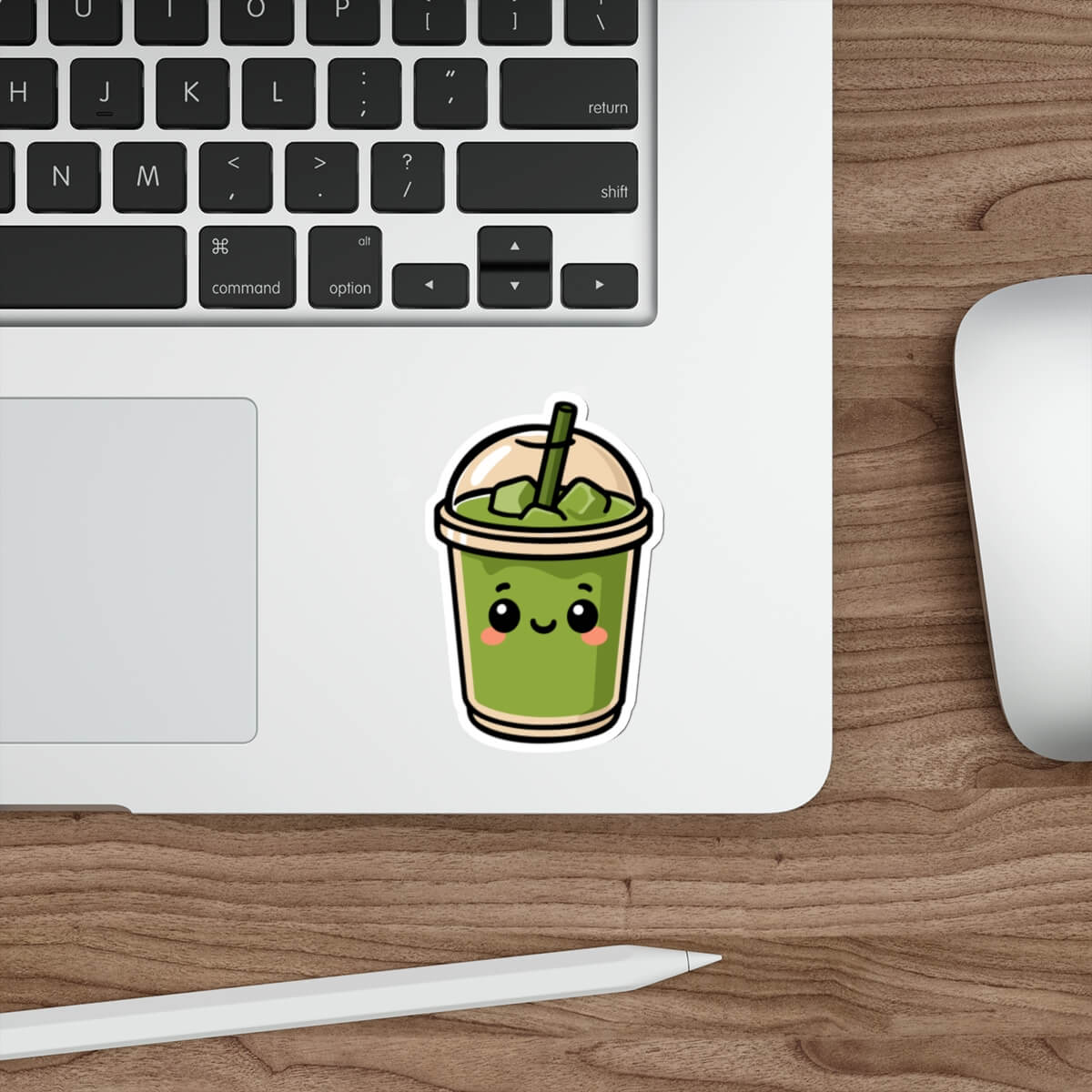 Cute Matcha Cup Sticker – Waterproof Kawaii Vinyl | Buy Online from The Home Crafters