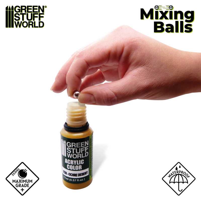 Green Stuff World: 6.35mm Steel Mixing Balls - 40pc | Buy Online from The Home Crafters