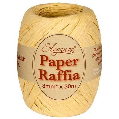 8mm Paper Raffia Ribbon - 30m | Buy Online from The Home Crafters