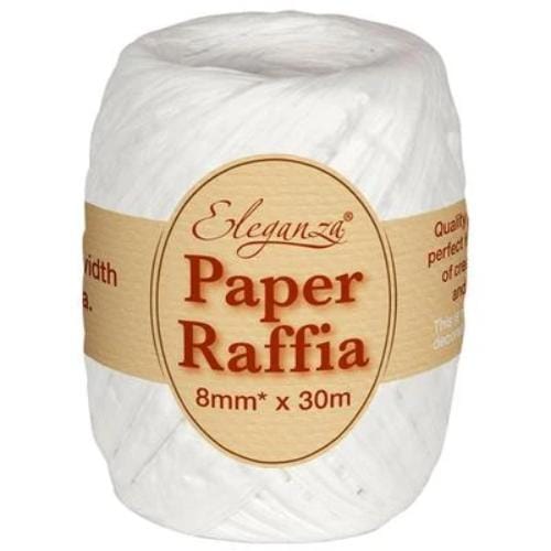 8mm Paper Raffia Ribbon - 30m | Buy Online from The Home Crafters