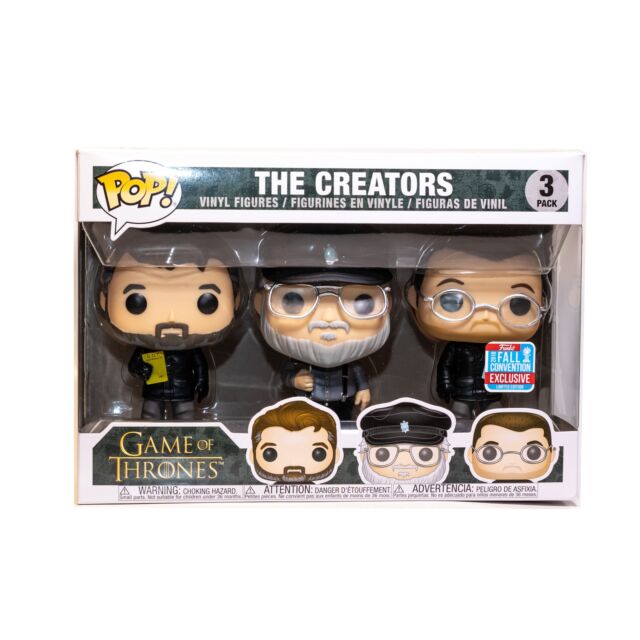POP! EXCLUSIVE TV: Game of Thrones: Creators 3pk - NYCC 2018 | Buy Online from The Home Crafters