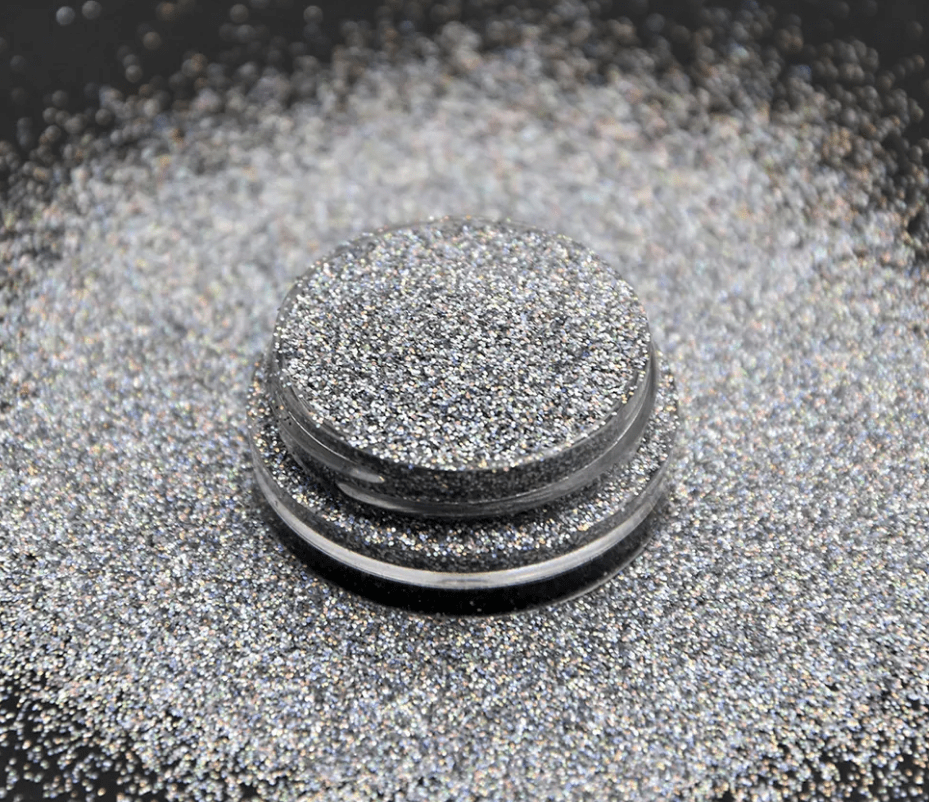 Silver Glitter Tub - 100g | Buy Online from The Home Crafters