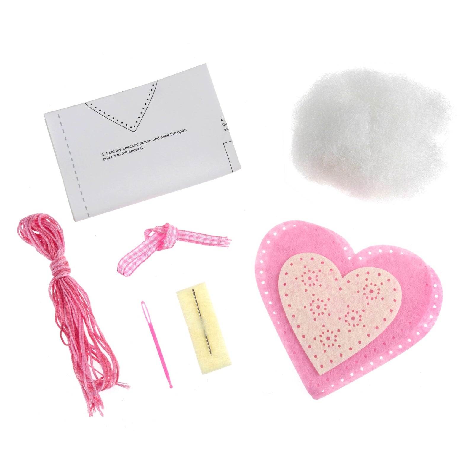 Trimits Felt Decoration Kit: Heart | Buy Online from The Home Crafters