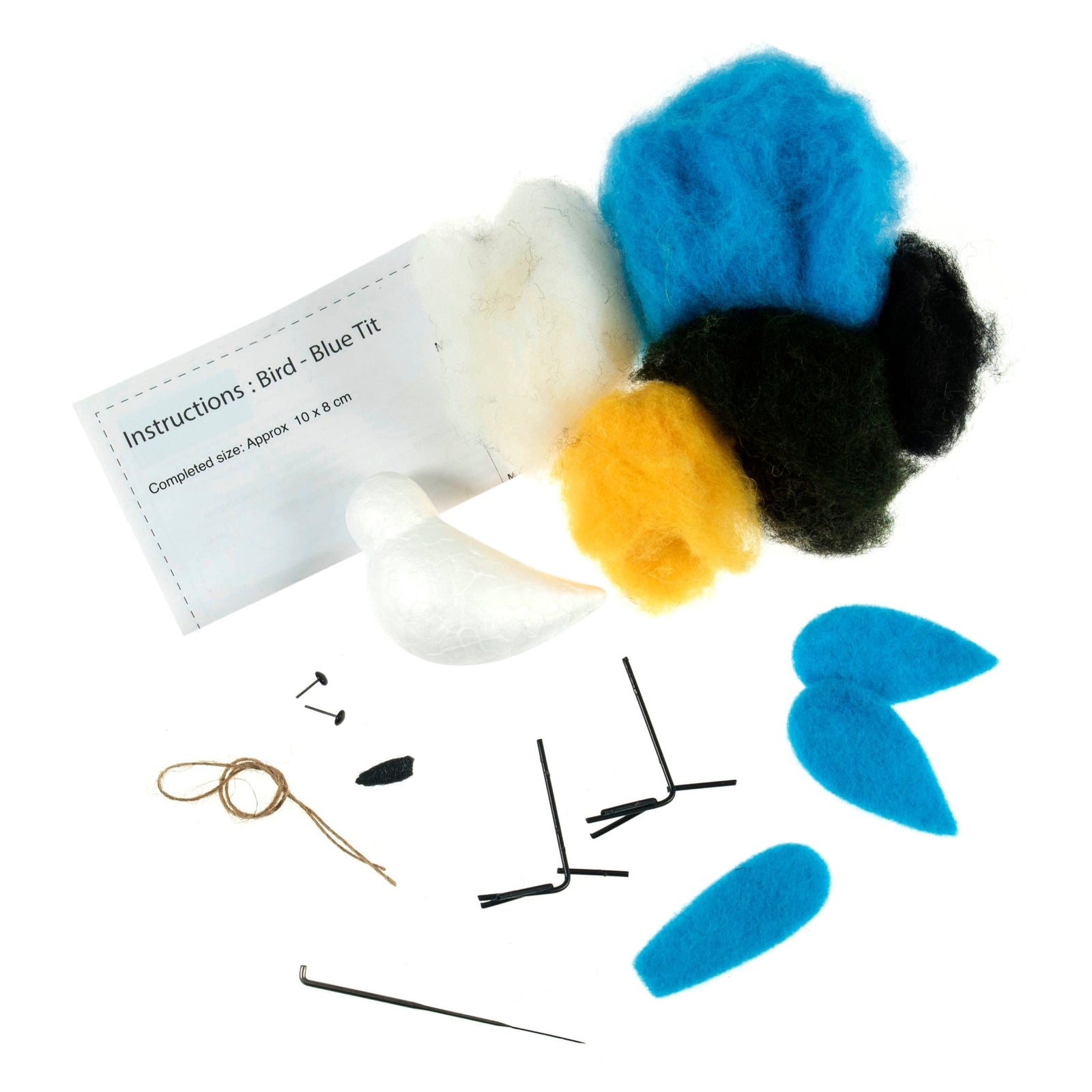 Trimits Mini Needle Felting Kit: Blue Tit | Buy Online from The Home Crafters