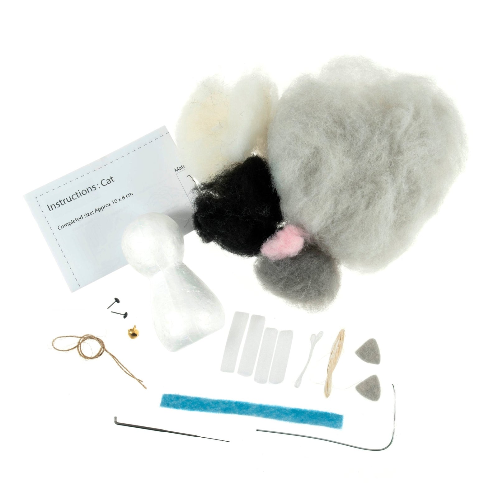 Trimits Mini Needle Felting Kit: Cat | Buy Online from The Home Crafters