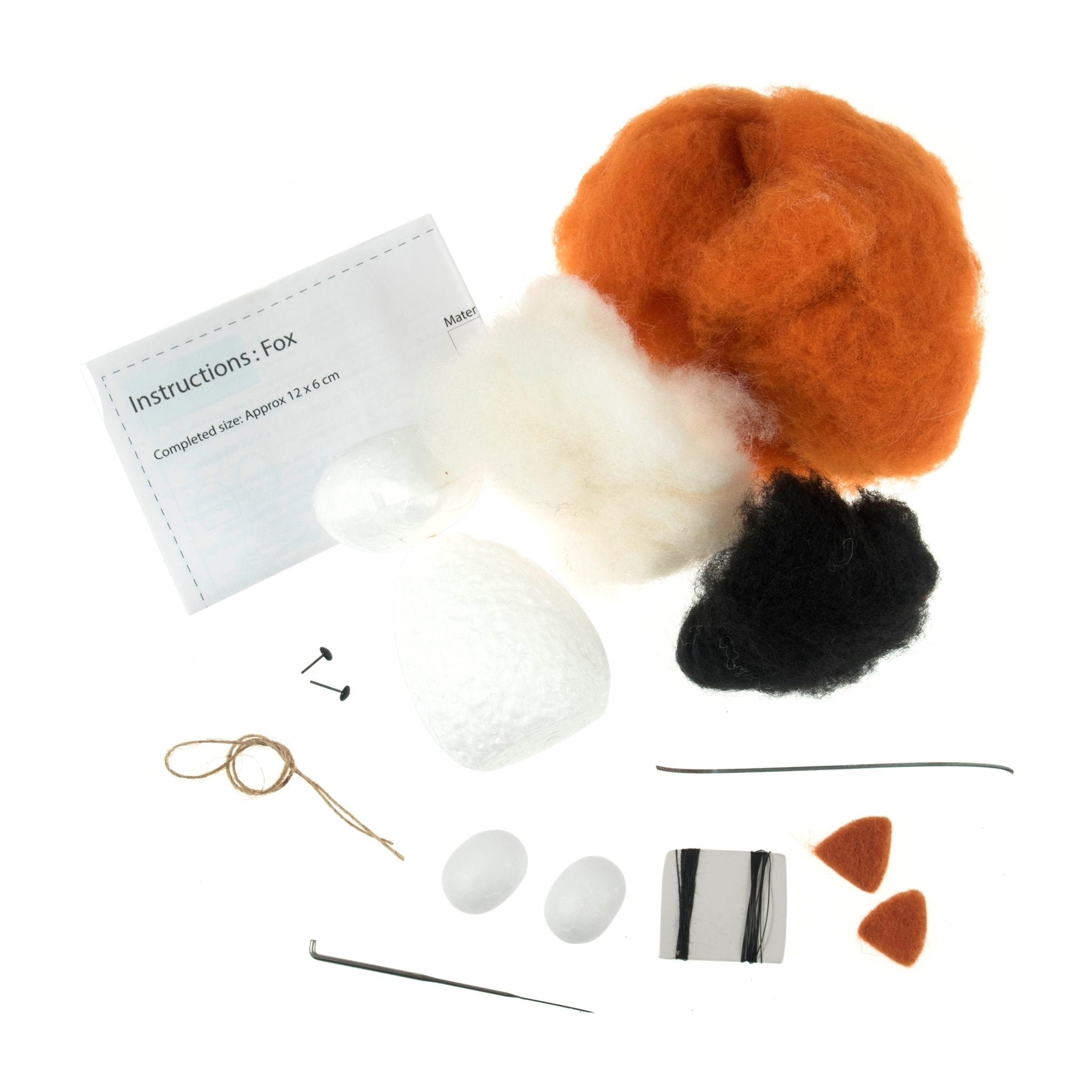 Trimits Mini Needle Felting Kit: Fox | Buy Online from The Home Crafters