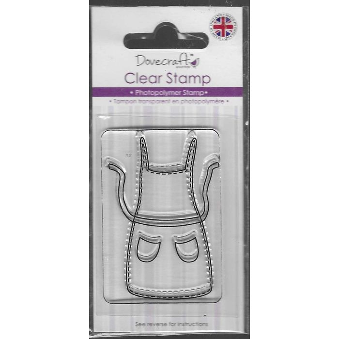 Dovecraft Clear Stamp - Apron | Buy Online from The Home Crafters