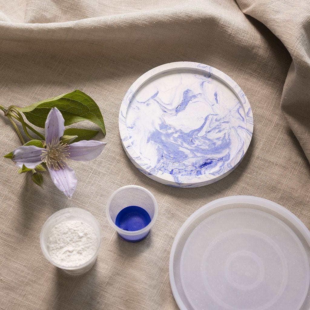 Craft Kit: Resin Casting - Round Trinket Tray | Buy Online from The Home Crafters