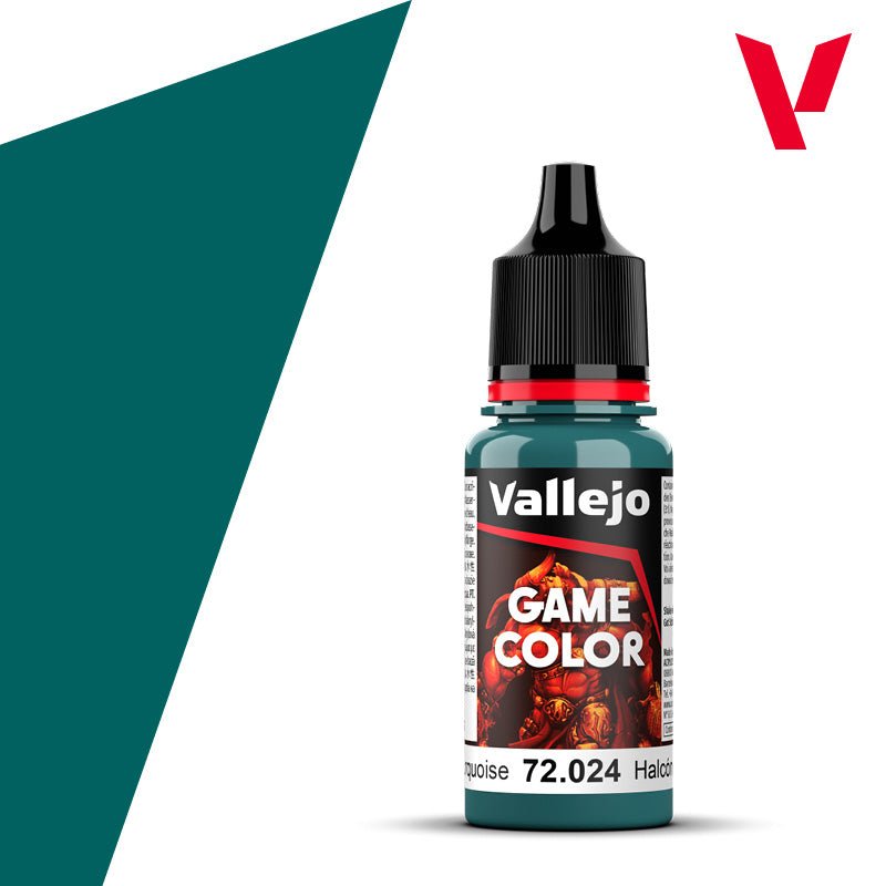 Vallejo Game Color 18ml - Turquoise | Buy Online from The Home Crafters