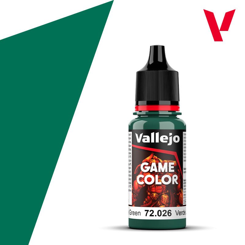 Vallejo Game Color 18ml - Jade Green | Buy Online from The Home Crafters