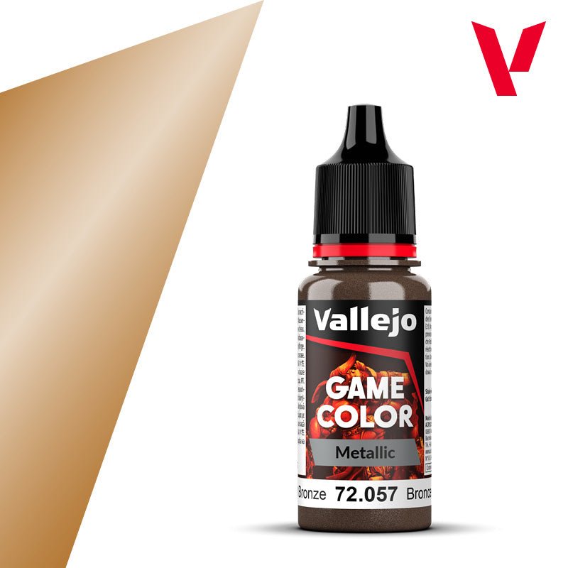 Vallejo Game Color Metallic 18ml - Bright Bronze | Buy Online from The Home Crafters