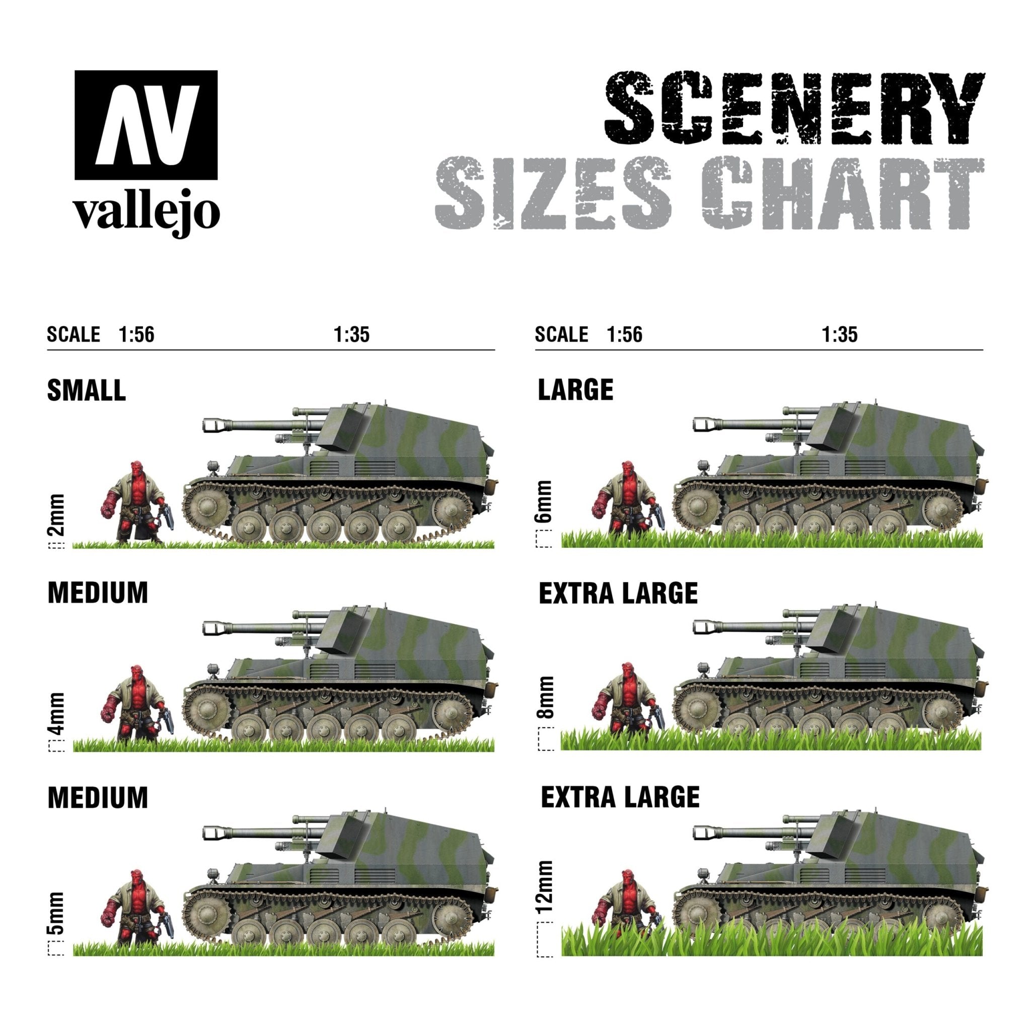 Vallejo Scenery: Wild Tufts - Jungle 12mm | Buy Online from The Home Crafters