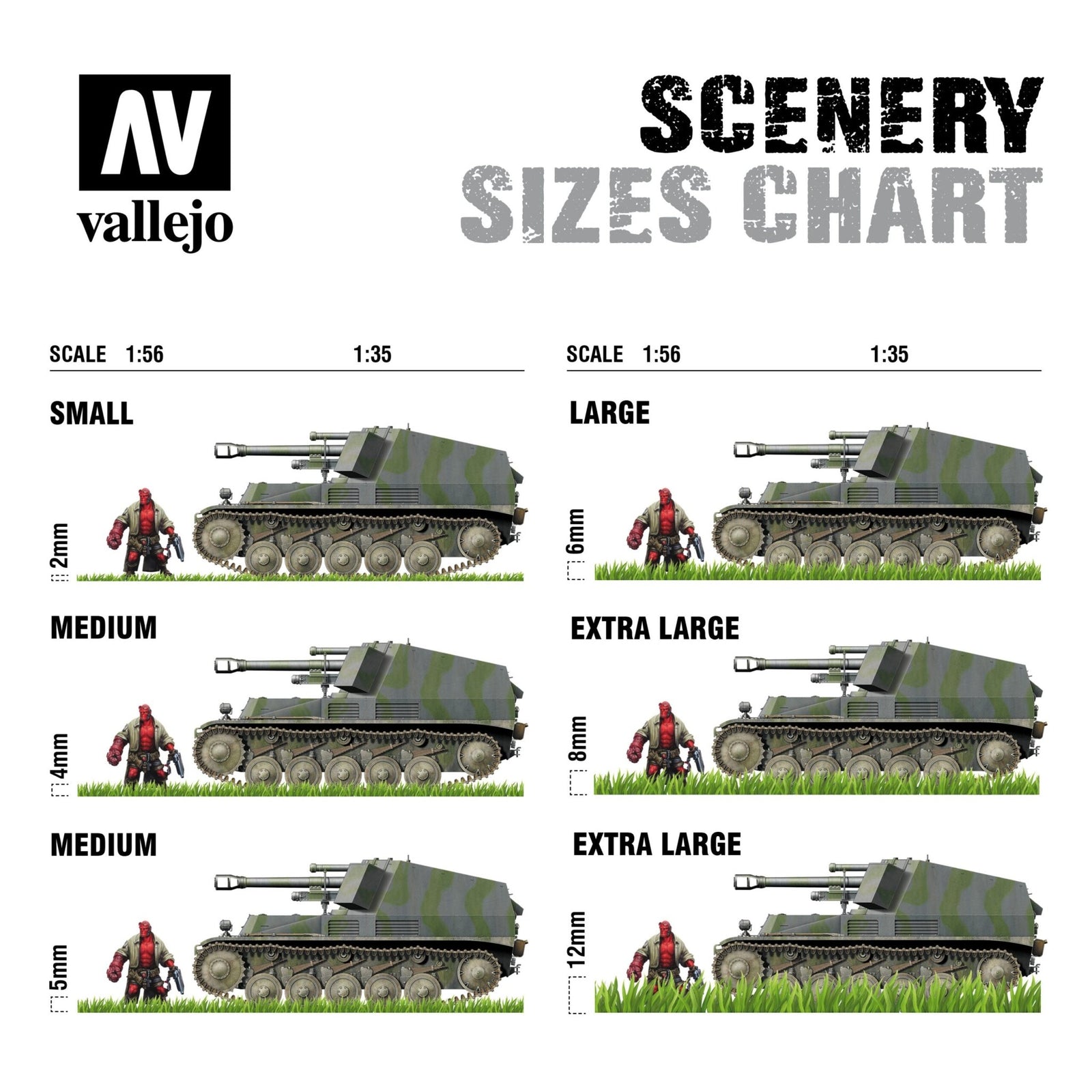 Vallejo Scenery: Wild Tufts - Jungle 12mm | Buy Online from The Home Crafters
