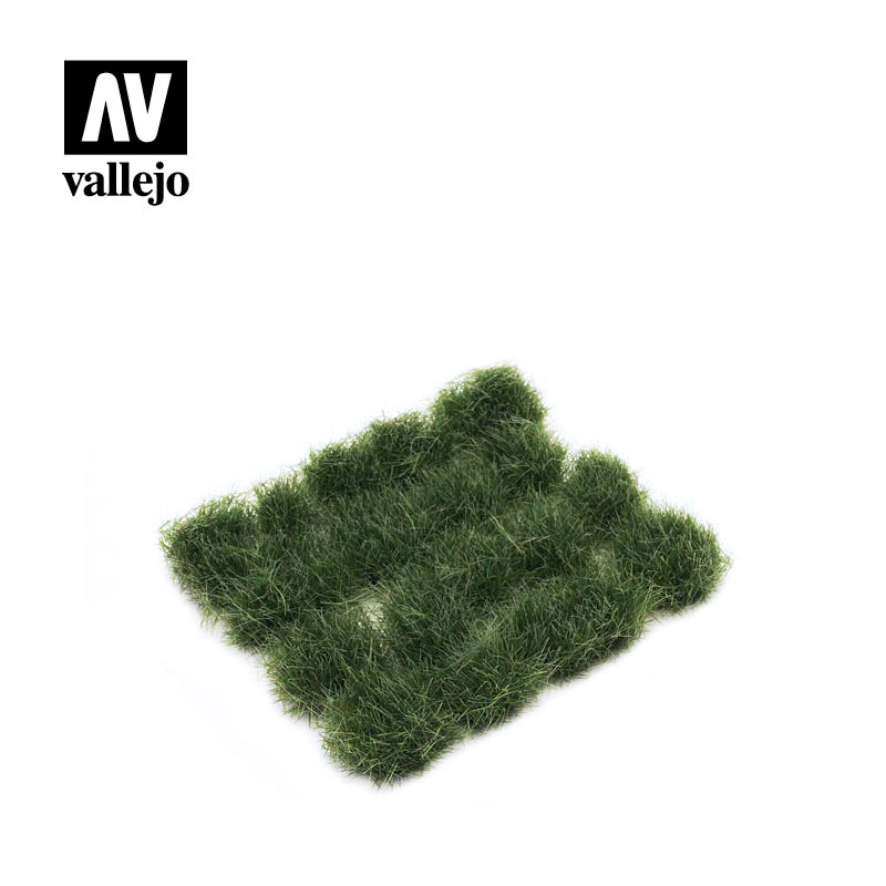 Vallejo Scenery: Wild Tufts - Strong Green 12mm | Buy Online from The Home Crafters
